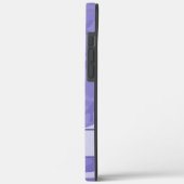 Lila Camouflage Monogramm Case-Mate iPhone Hülle (Rückseite / Links)