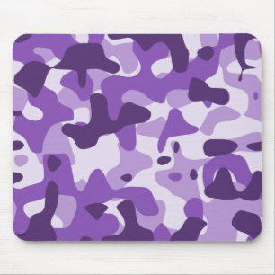 Lila Camouflage Mousepad