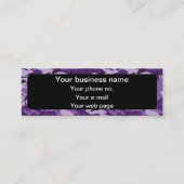 Lila Camouflage-Muster, Militär, Armee Mini Visitenkarte (Vorderseite)