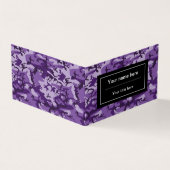 Lila Camouflage-Muster, Militär, Armee Visitenkarten (Vorderseite)