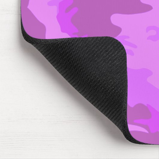 Lila Camouflage-Muster Mousepad (Ecke)