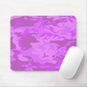 Lila Camouflage-Muster Mousepad (Mit Mouse)