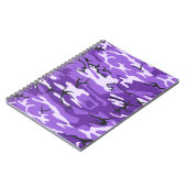 Lila Camouflage Notizblock (Linke Seite)