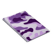 Lila Camouflage Notizblock (Rechte Seite)