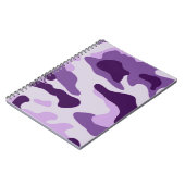 Lila Camouflage Notizblock (Linke Seite)