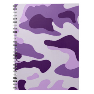 Lila Camouflage Notizblock