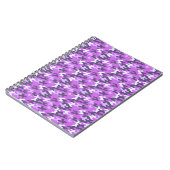 Lila Camouflage Notizblock (Linke Seite)