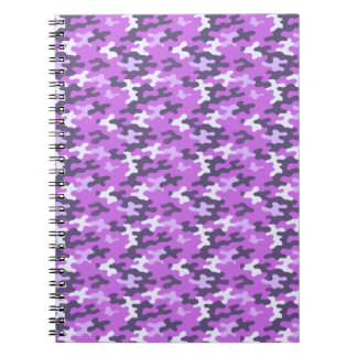 Lila Camouflage Notizblock
