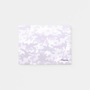 Lila Camouflage Post-it Klebezettel