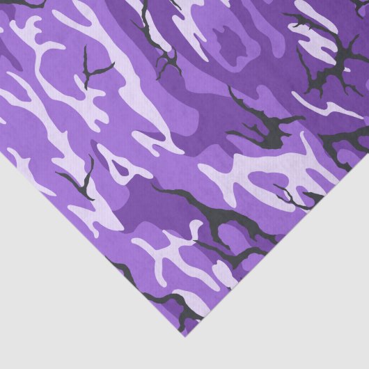 Lila Camouflage Seidenpapier (Ausschnitt)