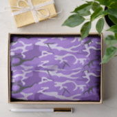 Lila Camouflage Seidenpapier (Geschenk)