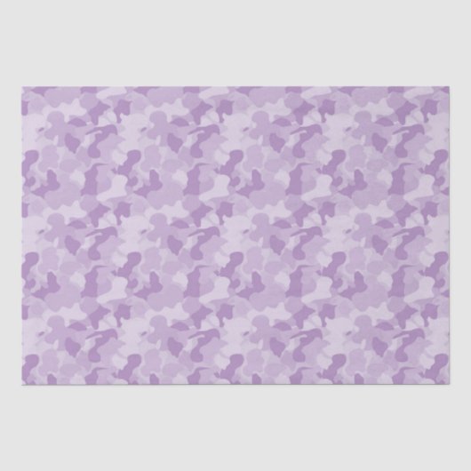 Lila Camouflage Seidenpapier (Vorderseite)