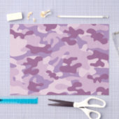 Lila Camouflage Seidenpapier (Handwerk)