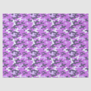 Lila Camouflage Seidenpapier