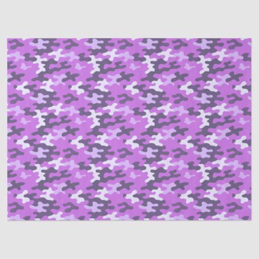 Lila Camouflage Seidenpapier (Vorderseite)
