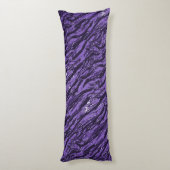 Lila Camouflage Seitenschläferkissen (Rückseite (Vertikal))