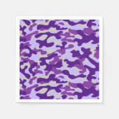 Lila Camouflage Serviette (Vorderseite)