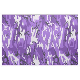 Lila Camouflage Stoff