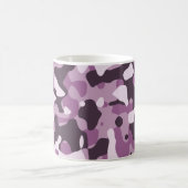 Lila Camouflage-Tasse Kaffeetasse (Mittel)