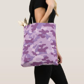 Lila Camouflage Tote Bag Tasche (Von Nahem)