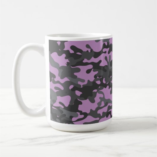 Lila Camouflage Travel Cup Kaffee Tasse (Links)