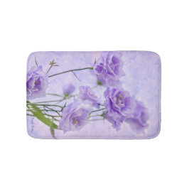 Lila Campanella Blume Makro Badematte