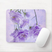 Lila Campanella Blume Makro Mousepad (Mit Mouse)
