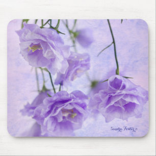 Lila Campanella Blume Makro Mousepad