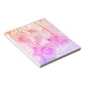 Lila Campanella Blume Makro Notizblock (angewinkelt)