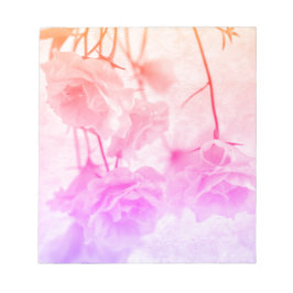 Lila Campanella Blume Makro Notizblock