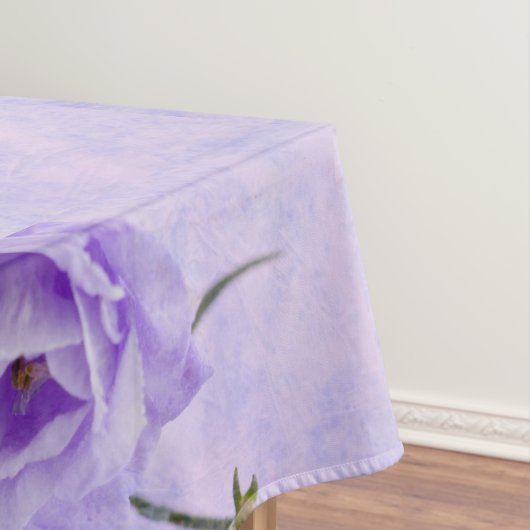 Lila Campanella Blume Makro Tischdecke (Beispiel)