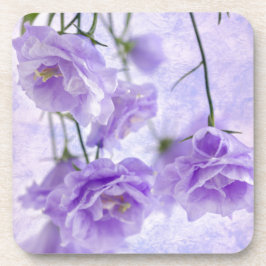 Lila Campanella Blume Makro Untersetzer