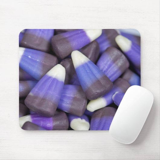 Lila Candy Corn Mousepad (Mit Mouse)