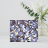 Lila Candy Corn Postkarte (Stehend Vorderseite)