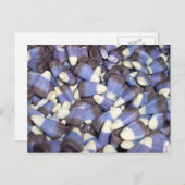 Lila Candy Corn Postkarte (Vorne/Hinten)