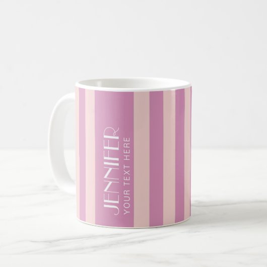 Lila Candy Lavendel Kaffeetasse (Vorderseite Links)