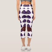 Lila Capri Leggings (Rückseite)