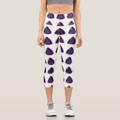 Lila Capri Leggings (Vorderseite)