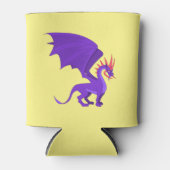 Lila Cartoon Dosenkühler (Vorderseite)