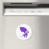 Lila Cartoon Magnet (In Situ (Geschirrspüler))