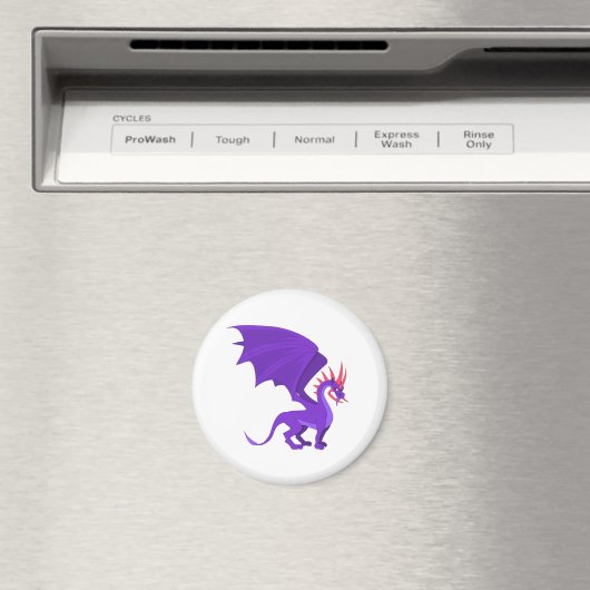 Lila Cartoon Magnet (In Situ (Geschirrspüler))