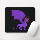 Lila Cartoon Mousepad (Mit Mouse)