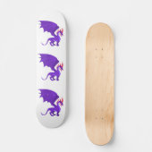 Lila Cartoon Skateboard (Vorderseite)