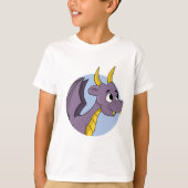 Lila Cartoon T - Shirt (Vorderseite)