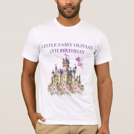 Lila Castle Fairytale Geburtstag Themenabend T-Shirt