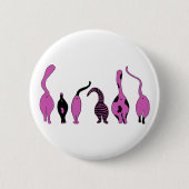 Lila Cat-Hintern Button (Vorderseite)