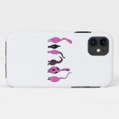Lila Cat-Hintern Case-Mate iPhone Hülle (Rückseite (Horizontal))