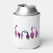 Lila Cat-Hintern Dosenkühler (Kanne Vorderseite)