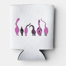 Lila Cat-Hintern Dosenkühler