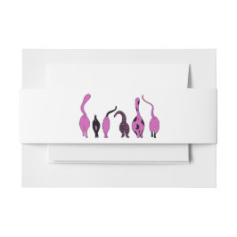 Lila Cat-Hintern Einladungsbanderole